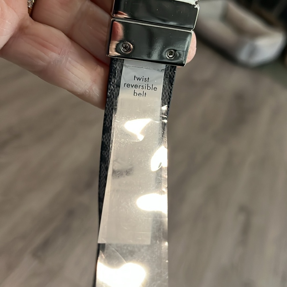 Michael Kors Gray Belt for women or men! 35 1/2 
Inches - Picture 3 of 3